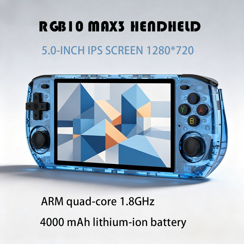 Gaming Console Cartoon - RGB10 MAX3 5,0-inch IPS-scherm 1280*720 RK3566