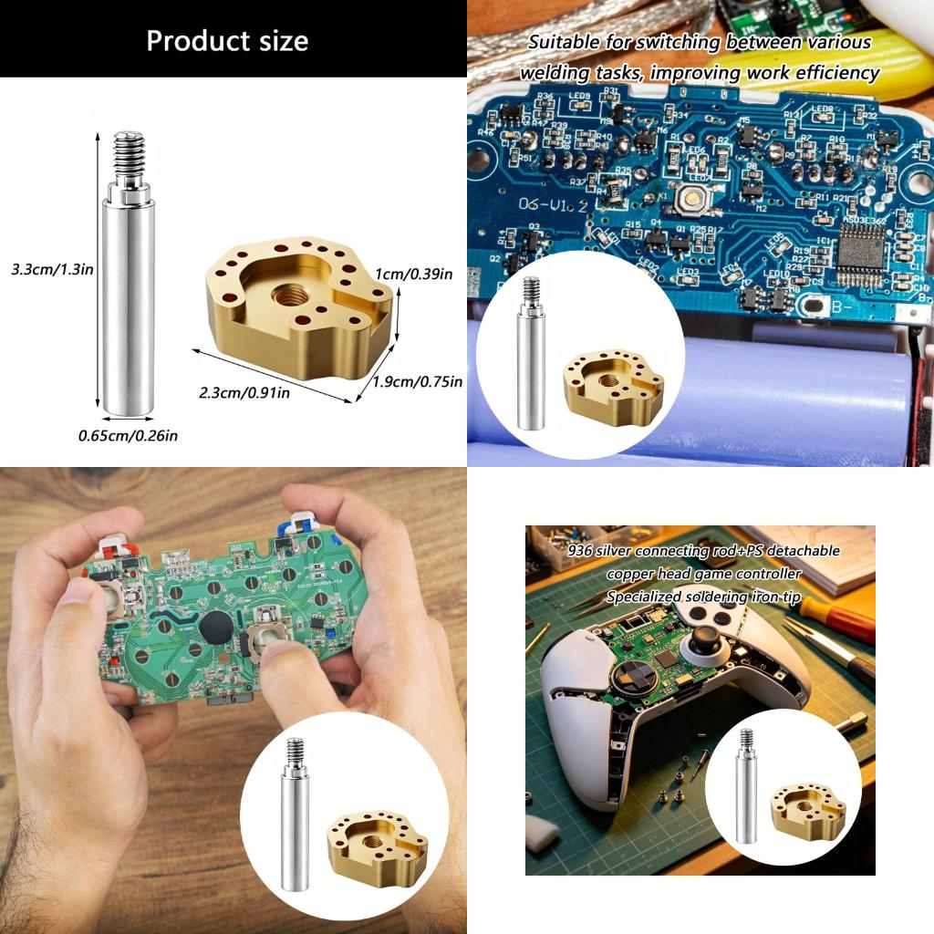 Gaming Console High Quality - Premium metalen soldeerpunt met adapters voor