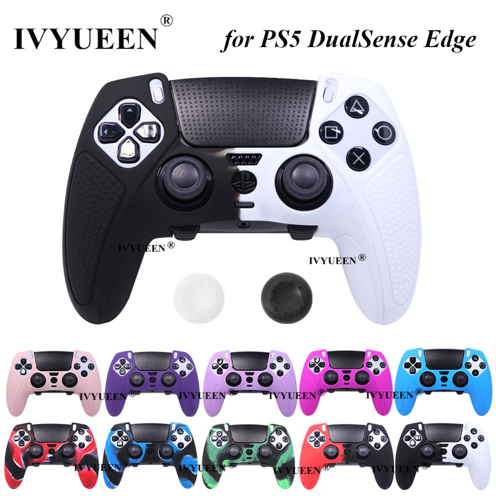 Sony Controller Dualsense Edge - IVYUEEN Zacht rubberen siliconen hoesje voor