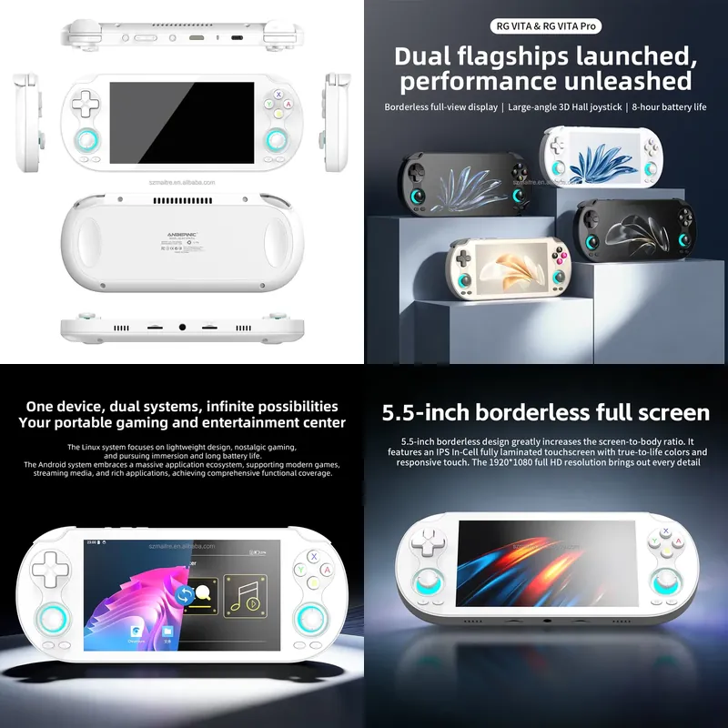 Gaming Console With Games - 【CHIMU HOME】 5,5 inch touchscreen draagbare