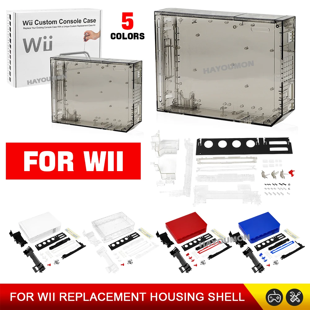 Gaming Console Buttons - NIEUW Upgrade TRN Zwart Voor WII