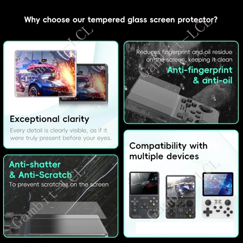 2PCS VOOR ANBERNIC RG40XX H Ha - Gaming Console Anbernic recensie en prijs