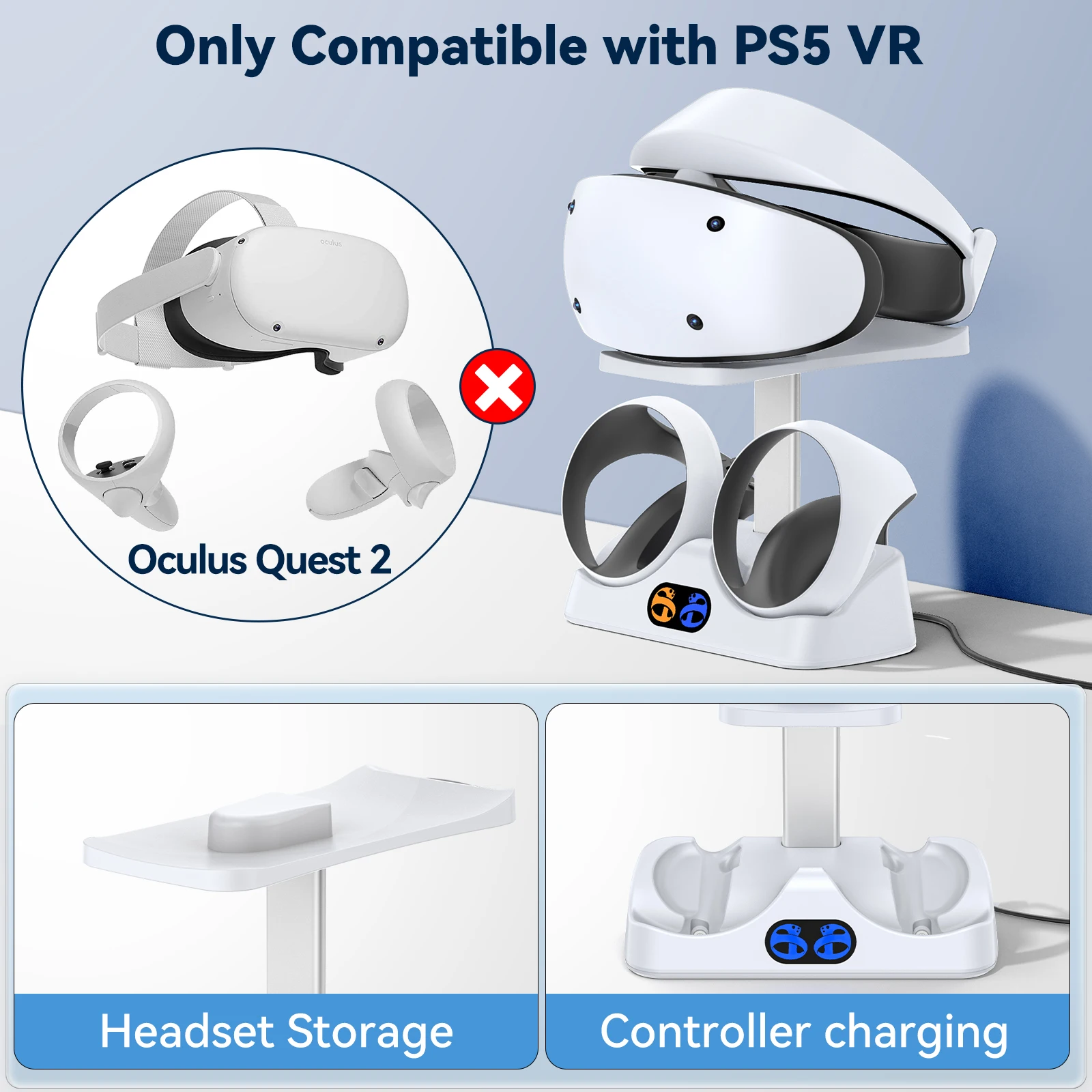 Controller-oplaaddock voor PS5 - Controller Charging Dock recensie en prijs