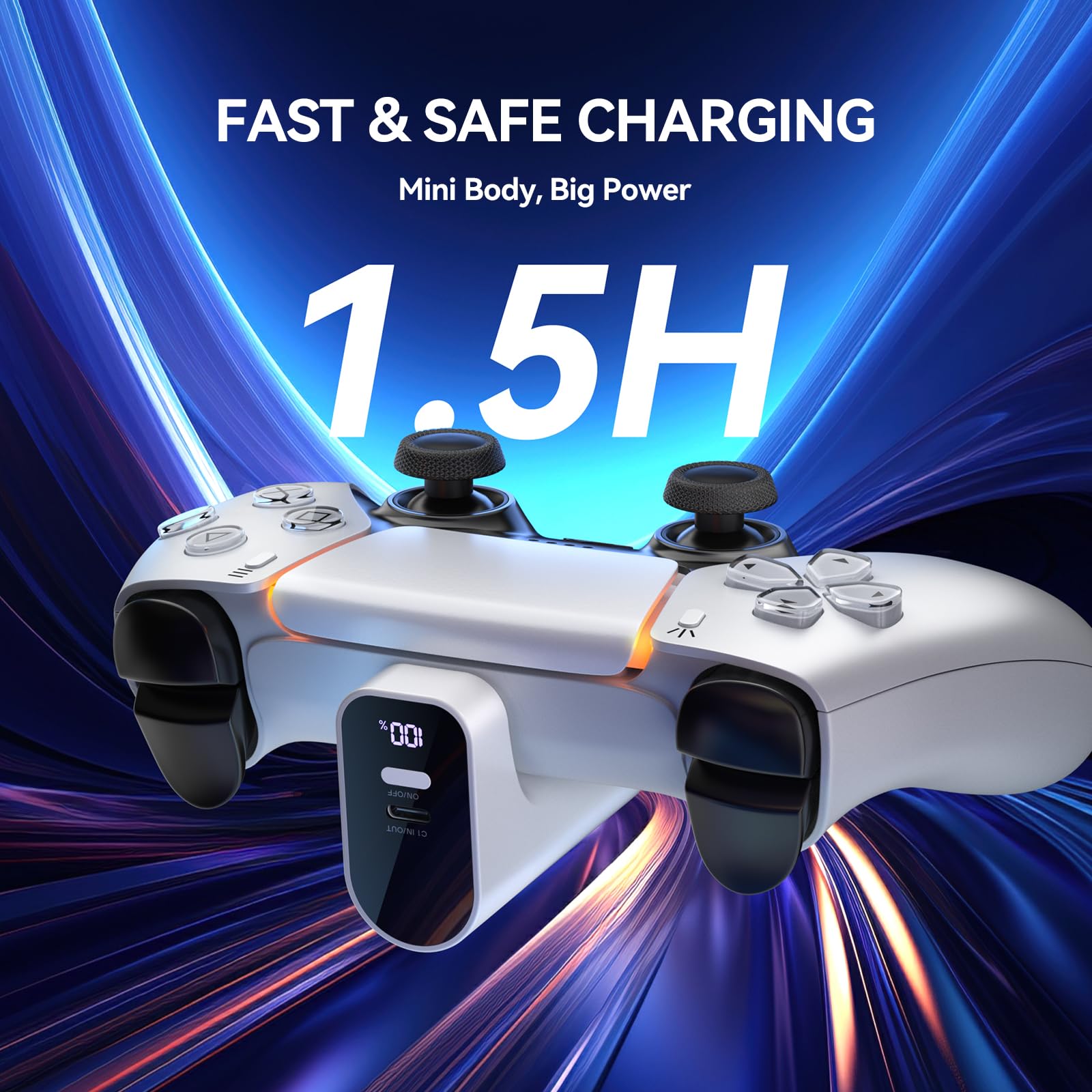 Oplader voor PS5-controller, b - Sony Controller Dualsense Edge recensie en prijs