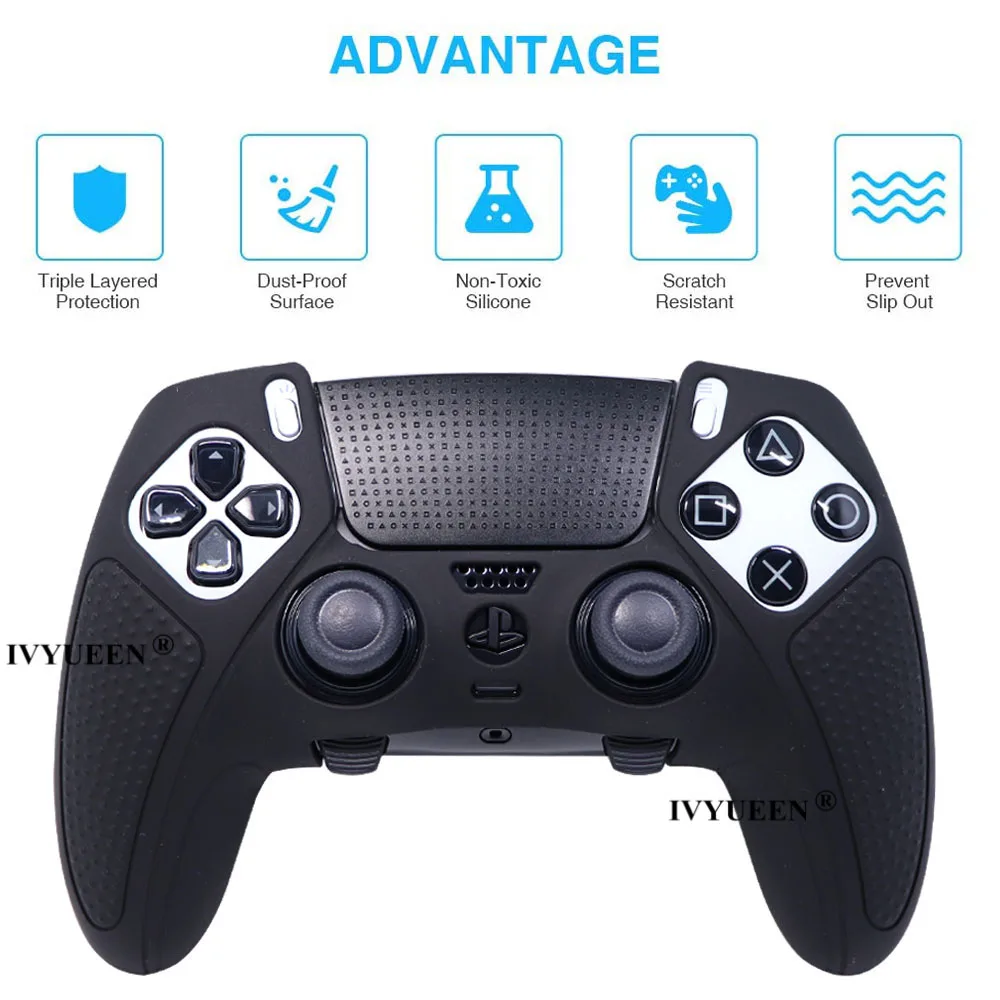 IVYUEEN Zacht rubberen silicon - Sony Controller Dualsense Edge recensie en prijs