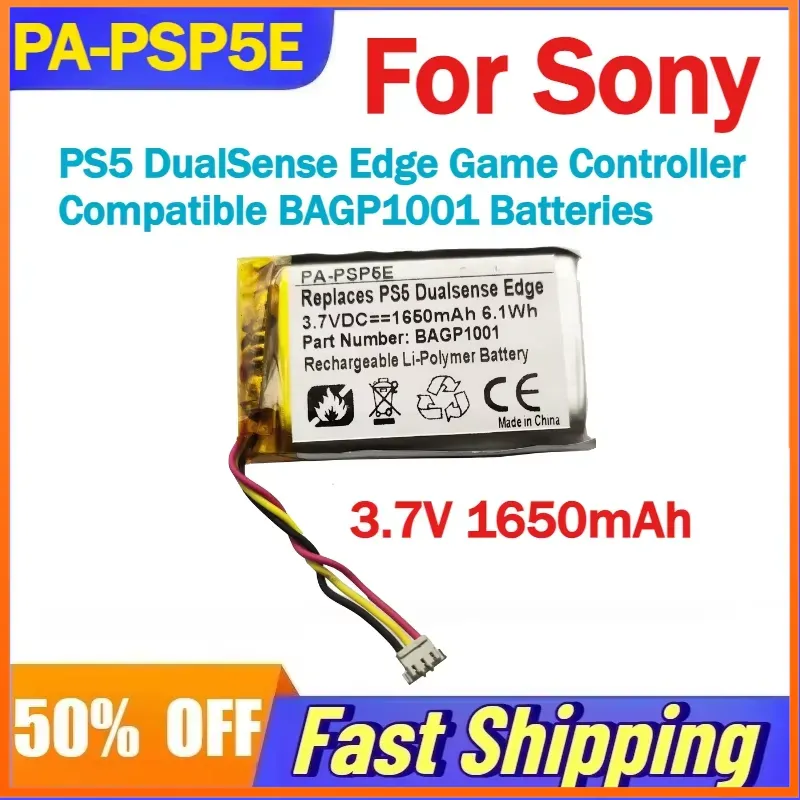 3.7V 1650mAh PA-PSP5E Li-Ion b - Sony Controller Dualsense Edge recensie en prijs