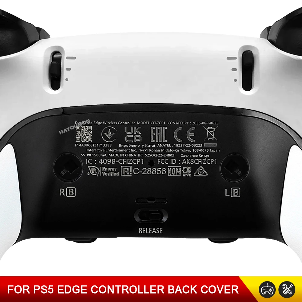 Vervangende achterkant van de  - Sony Controller Dualsense Edge recensie en prijs