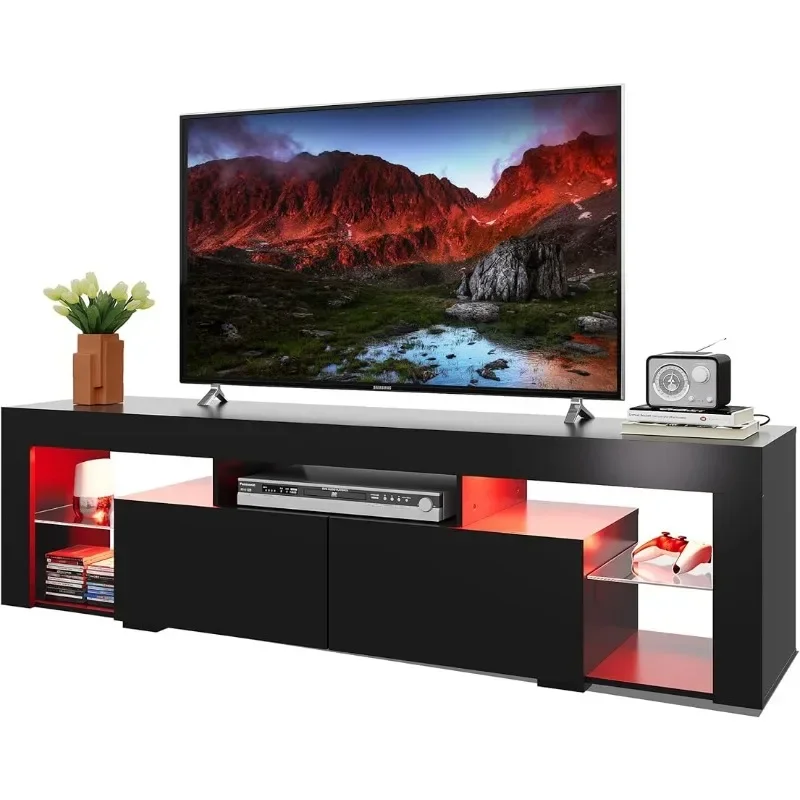 Houten tv-console met 2 opberg - Gaming Console Room recensie en prijs