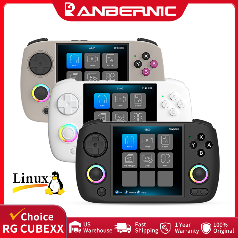 ANBERNIC RG CubeXX draagbare g - Gaming Console Anbernic recensie en prijs
