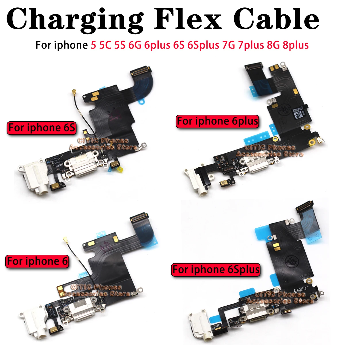 5 stks Voor iPhone 6 6 S 7 8 P - Controller Charging Dock recensie en prijs
